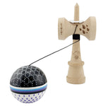Kendama X Originala, Profesionala, Flippy, RAINDROPS, Super Sticky cu Cupe Mari KING SIZE V3, Gaura in Baza, Rulment
