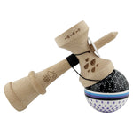 Kendama X Originala, Profesionala, Flippy, RAINDROPS, Super Sticky cu Cupe Mari KING SIZE V3, Gaura in Baza, Rulment