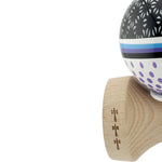 Kendama X Originala, Profesionala, Flippy, RAINDROPS, Super Sticky cu Cupe Mari KING SIZE V3, Gaura in Baza, Rulment