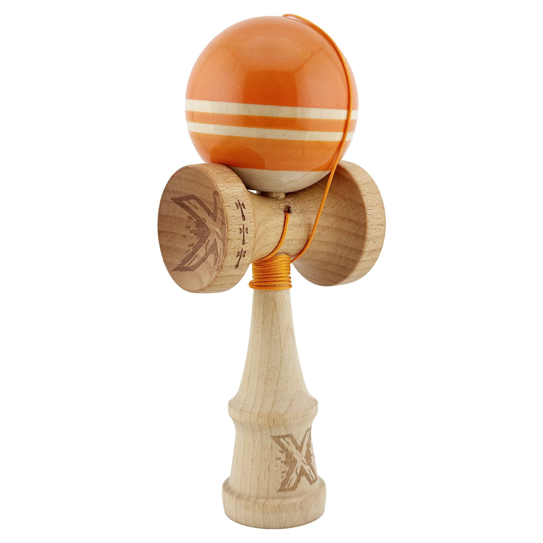 Kendama X Rainbow Originala, Profesionala, Flippy, Big Cups V2, Super Sticky cu Cupe Mari, Rulment Metalic, din lemn 18