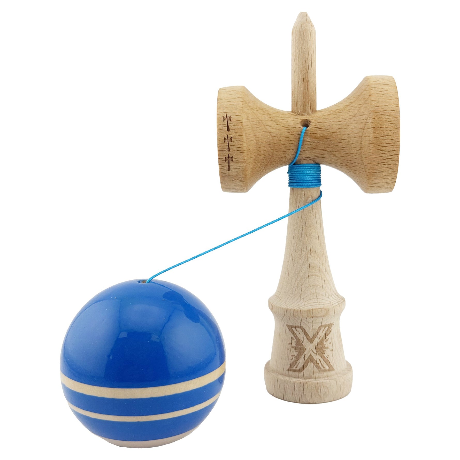 Kendama X Rainbow Originala, Profesionala, Flippy, Big Cups V2, Super Sticky cu Cupe Mari, Rulment Metalic, din lemn 18