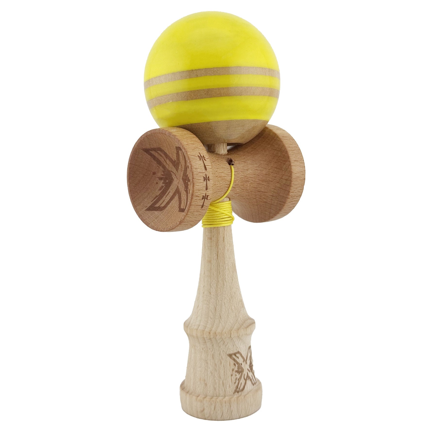 Kendama X Rainbow Originala, Profesionala, Flippy, Big Cups V2, Super Sticky cu Cupe Mari, Rulment Metalic, din lemn 18