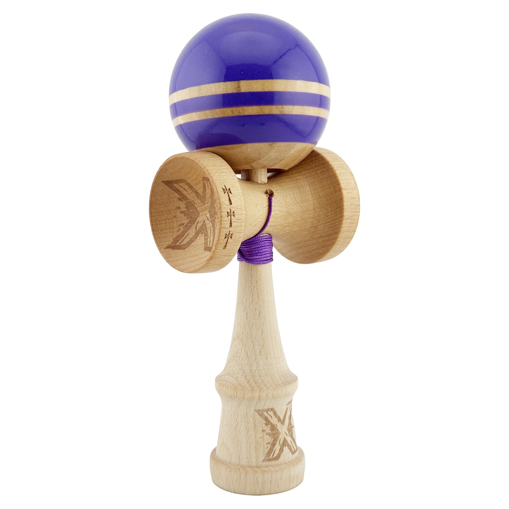 Kendama X Rainbow Originala, Profesionala, Flippy, Big Cups V2, Super Sticky cu Cupe Mari, Rulment Metalic, din lemn 18