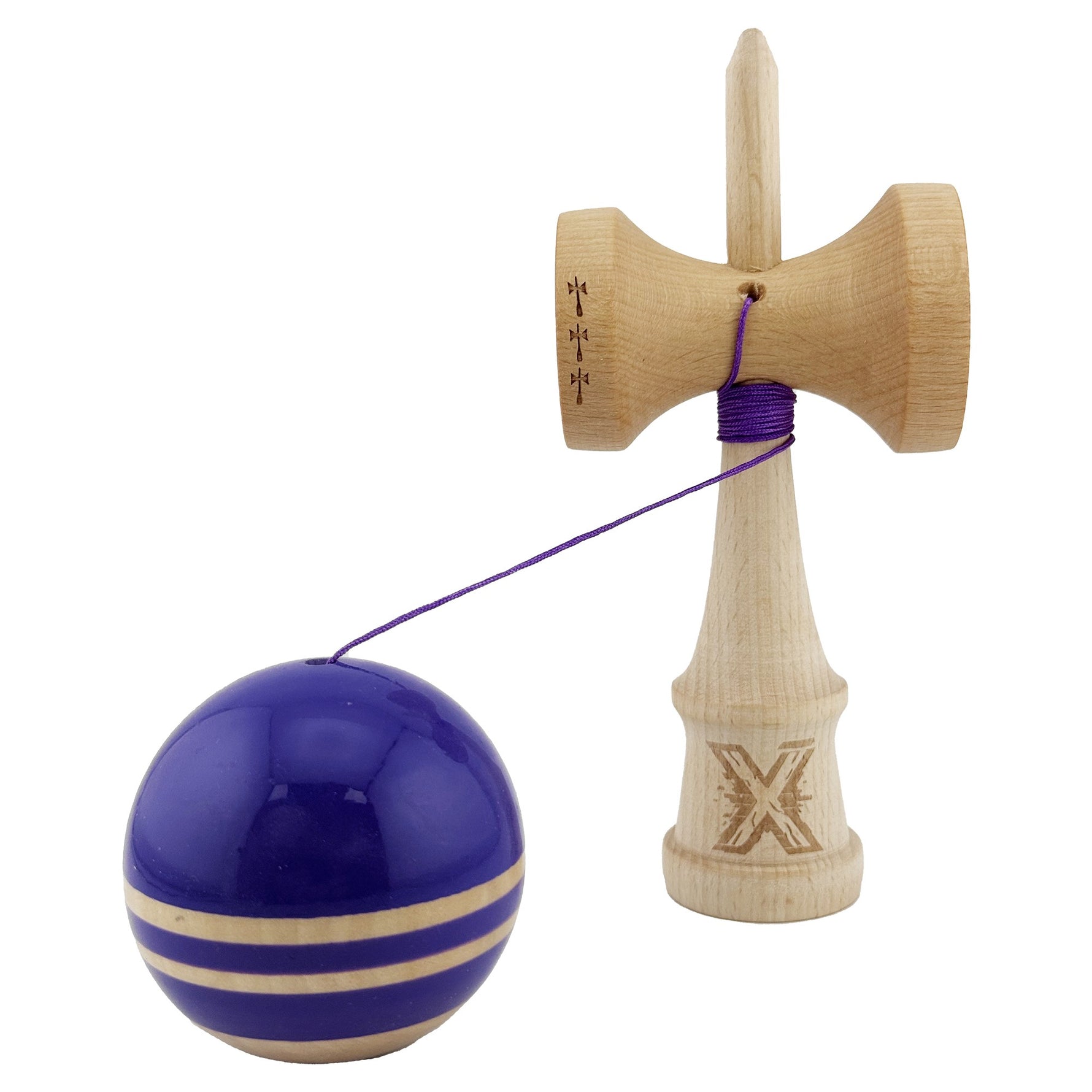 Kendama X Rainbow Originala, Profesionala, Flippy, Big Cups V2, Super Sticky cu Cupe Mari, Rulment Metalic, din lemn 18