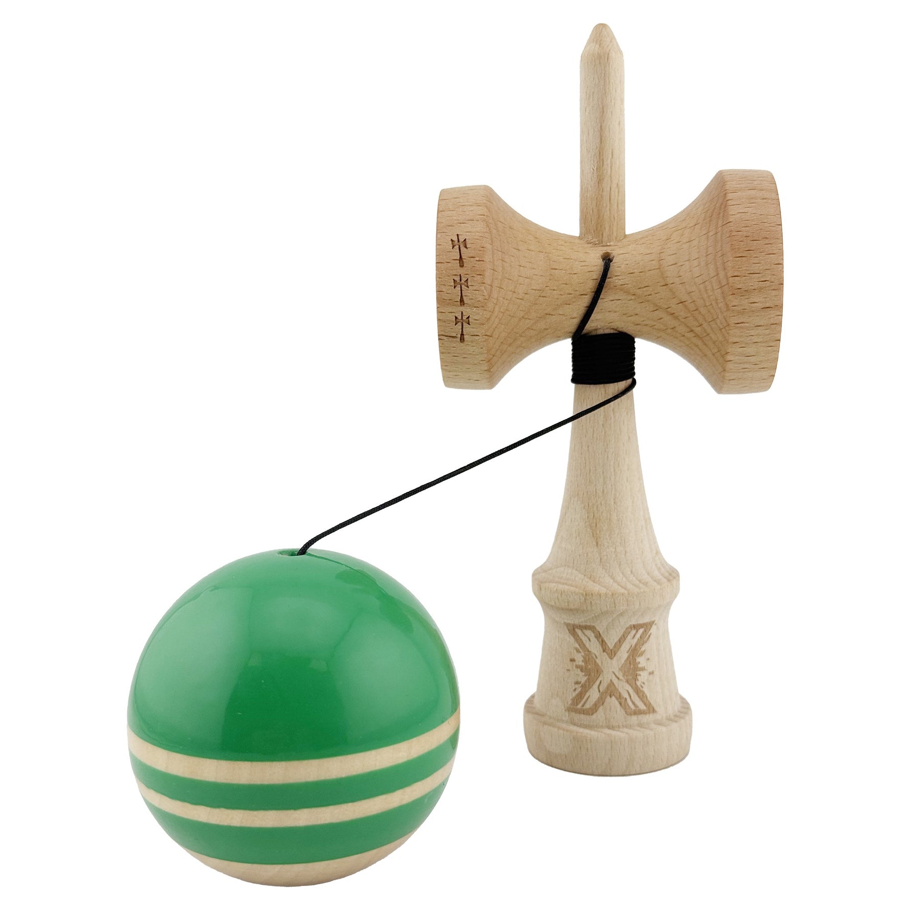 Kendama X Rainbow Originala, Profesionala, Flippy, Big Cups V2, Super Sticky cu Cupe Mari, Rulment Metalic, din lemn 18