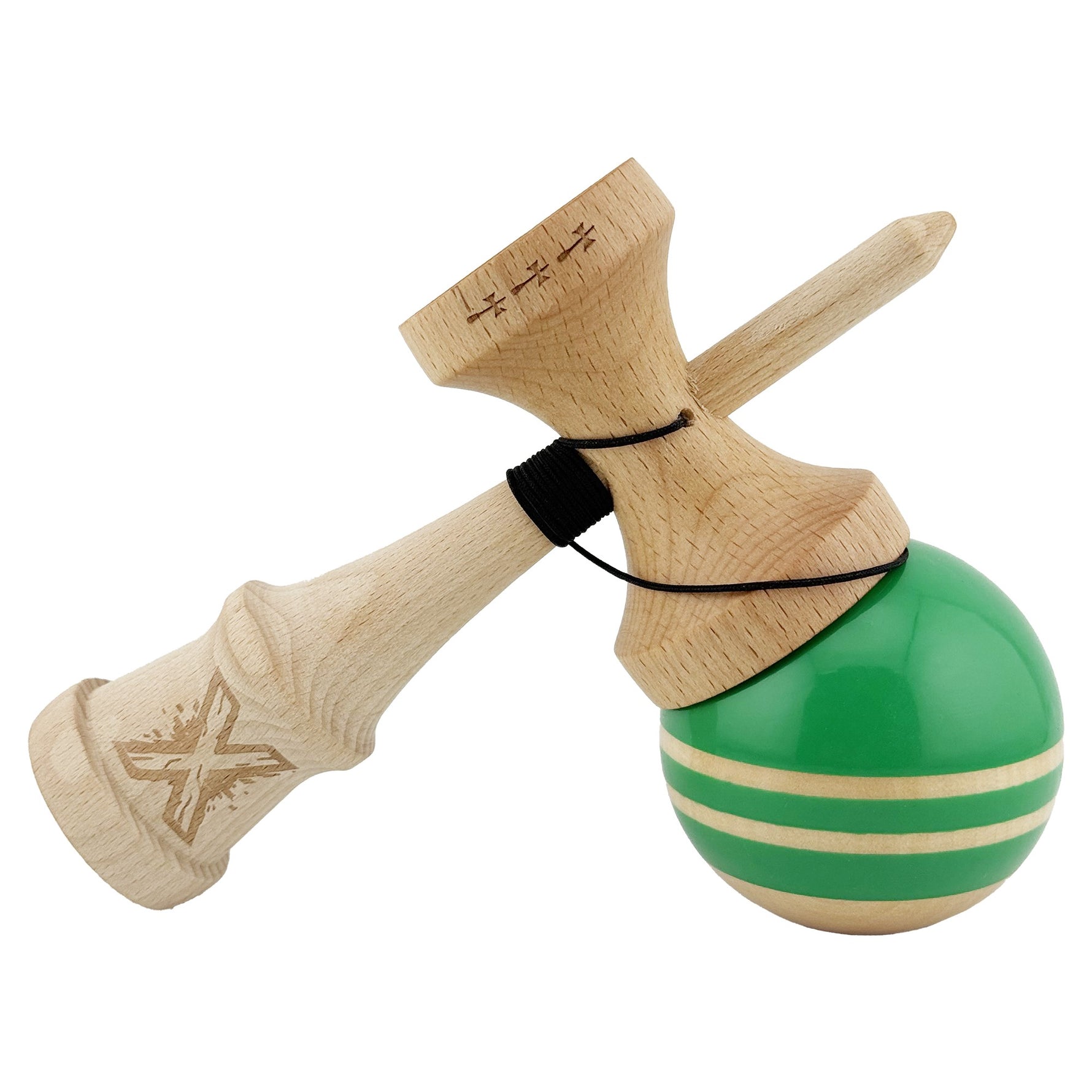 Kendama X Rainbow Originala, Profesionala, Flippy, Big Cups V2, Super Sticky cu Cupe Mari, Rulment Metalic, din lemn 18
