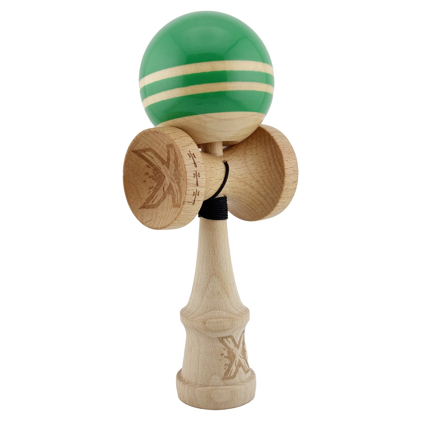 Kendama X Rainbow Originala, Profesionala, Flippy, Big Cups V2, Super Sticky cu Cupe Mari, Rulment Metalic, din lemn 18
