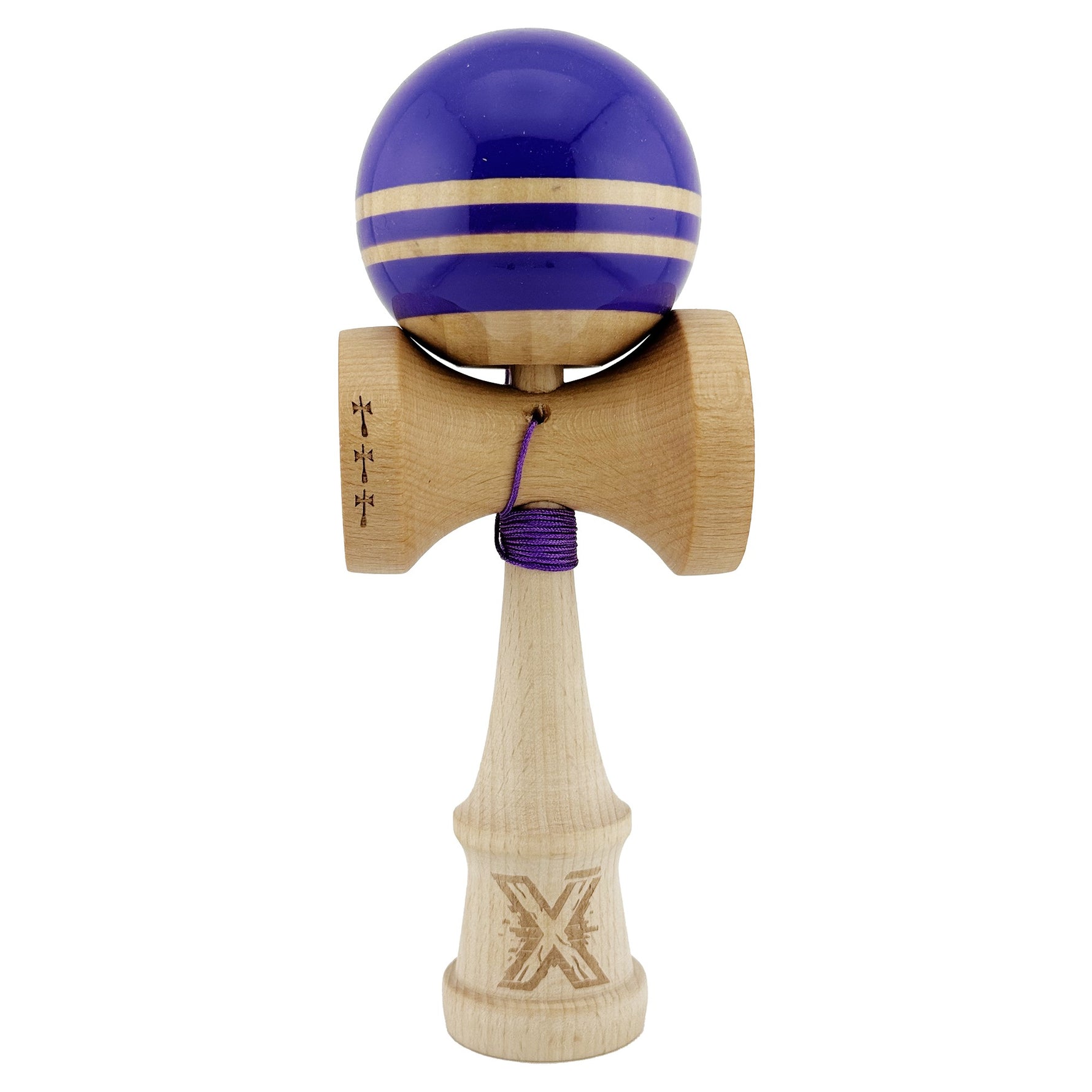 Kendama X Rainbow Originala, Profesionala, Flippy, Big Cups V2, Super Sticky cu Cupe Mari, Rulment Metalic, din lemn 18