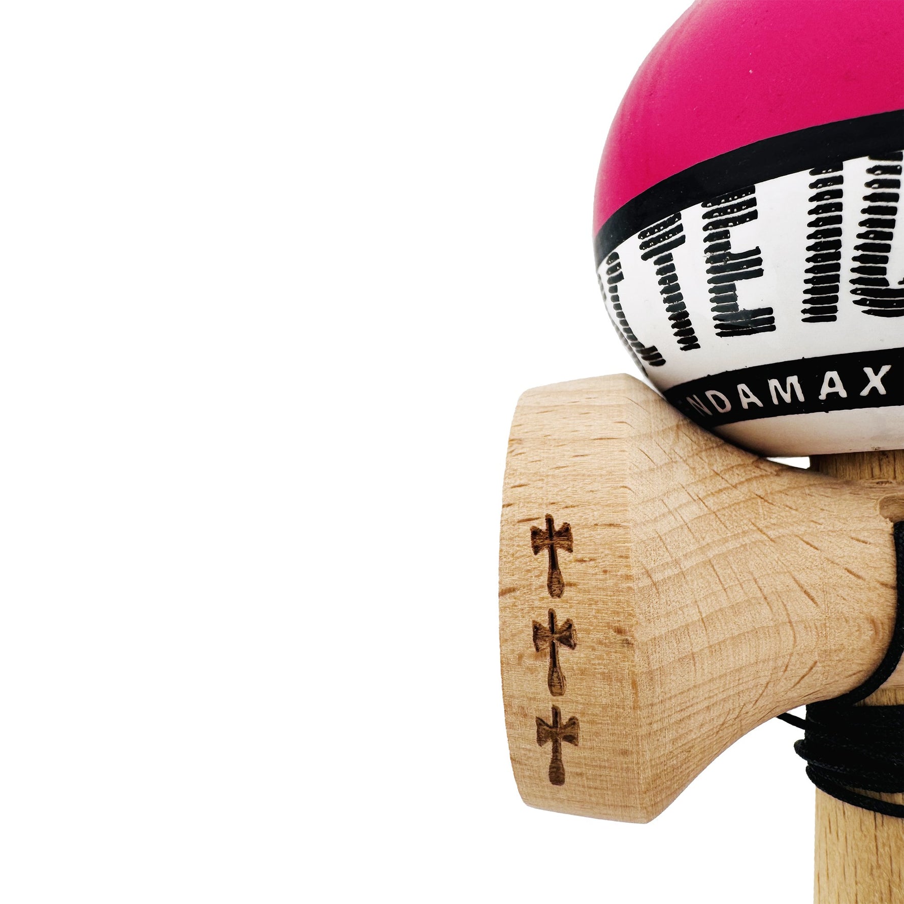 Kendama X TE IUBESC Originala, Profesionala, Flippy, Super Sticky cu Cupe Mari KING SIZE V3, Gaura in Baza, Rulment