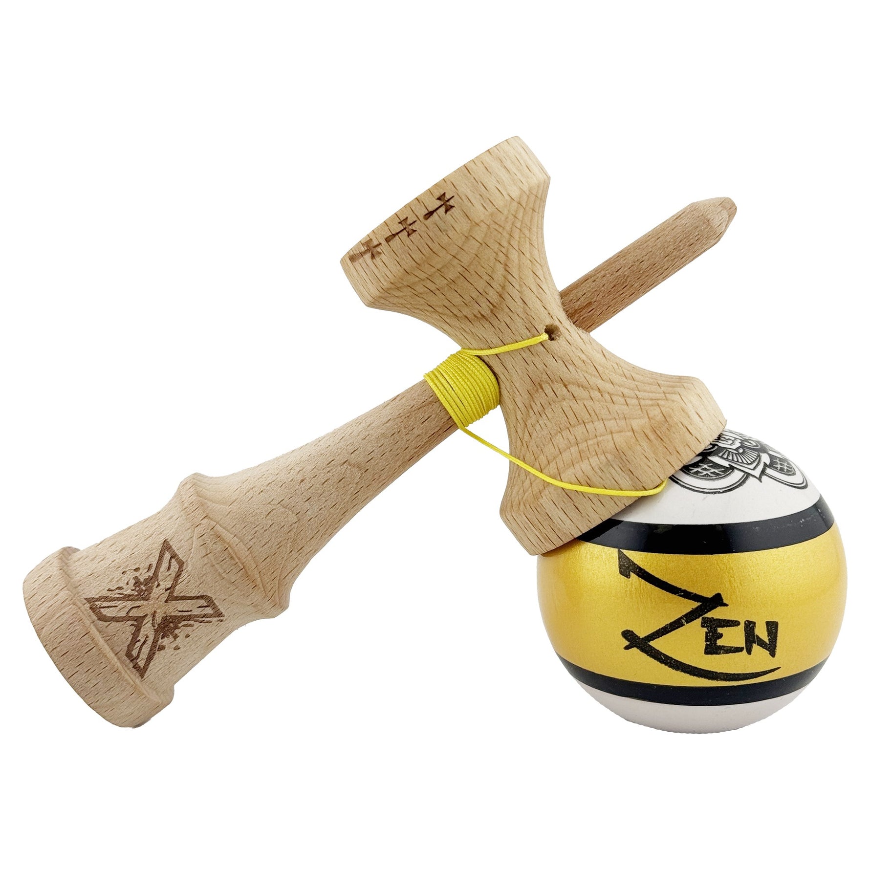 Kendama X ZEN Originala, Profesionala, Flippy, Big Cups V2, Super Sticky Legendary Cupe Mari, Rulment Metalic cu Ata 55