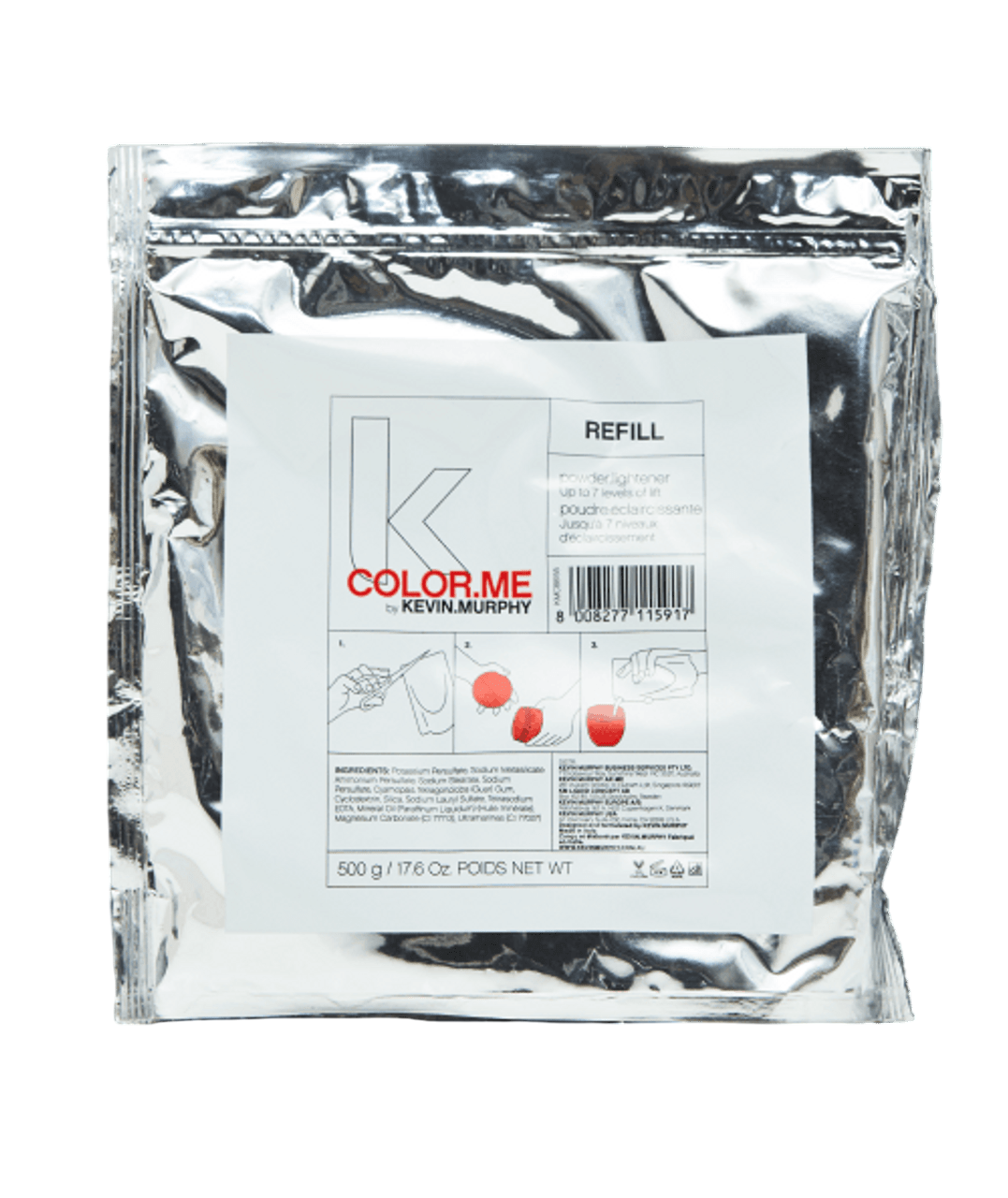 Kevin Murphy, Color Me, Iluminare, Pudră oxidantă pentru păr, Reumplere, 500 ml