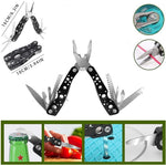 Kit supravietuire multifunctional Flippy, Instrumente profesionale, Agatatoare ghiozdan, pentru Camping, Drumetii,