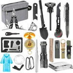 Kit supravietuire multifunctional Flippy, Instrumente profesionale, Agatatoare ghiozdan, pentru Camping, Drumetii,