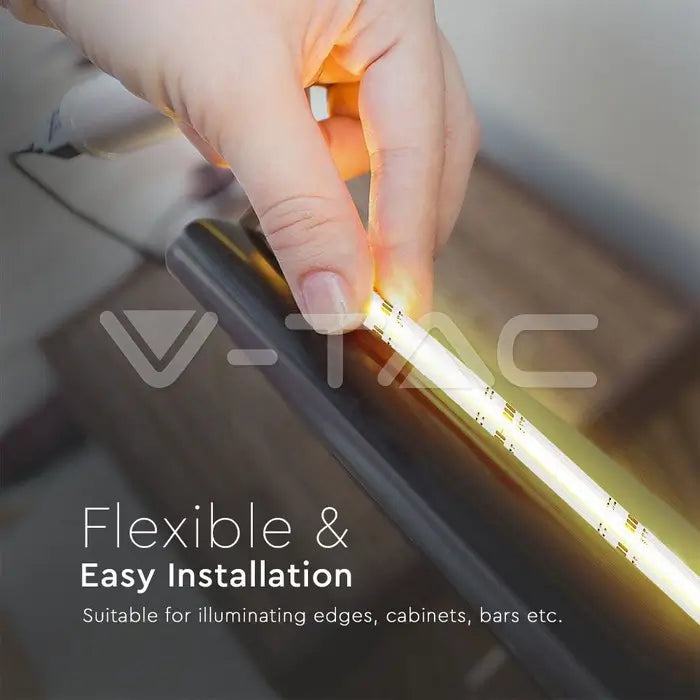Kit banda LED COB RGB 24V 13W IP20 5m V-tac SKU-2972