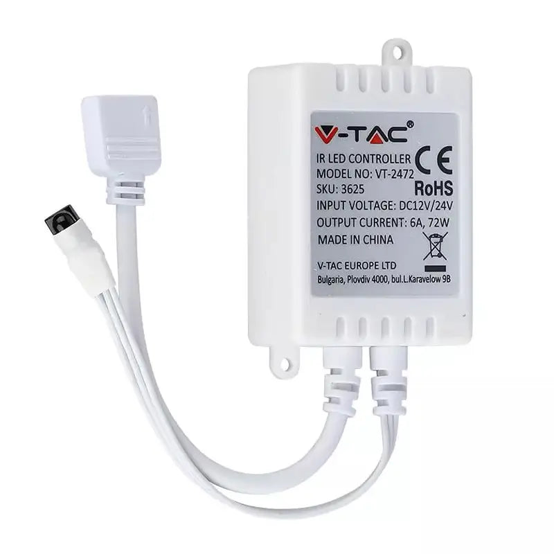 Kit banda LED COB RGB 24V 13W IP20 5m V-tac SKU-2972