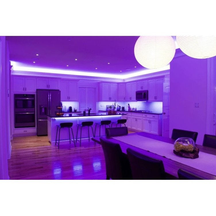 Kit Banda Led RGB SMD 5050 cu Transformator inclus Flippy - Lungime 5 M, 270 LED-uri, Telecomanda 44 taste, pentru TV,