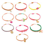 Kit creativ de confectionat bratari macrame, Djeco