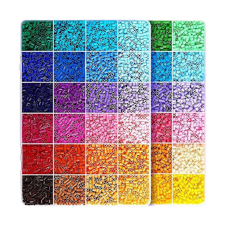 Kit de Margele Perle, Flippy, Set DIY 3D din 48 de Culori, 4000 de piese, Instrumente pentru Margele Incluse, 2.6 mm in