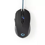 Kit Gaming cu fir 4 in 1 tastatura Casti Mouse MousePad Nedis