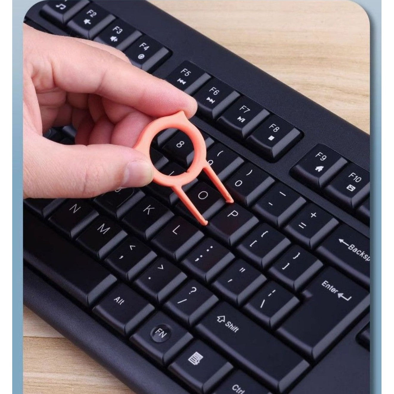Kit Multifunctional de Curatare Produse Electronice 10in1, Flippy, pentru Laptop, Tastatura, Telefon, Casti, Negru