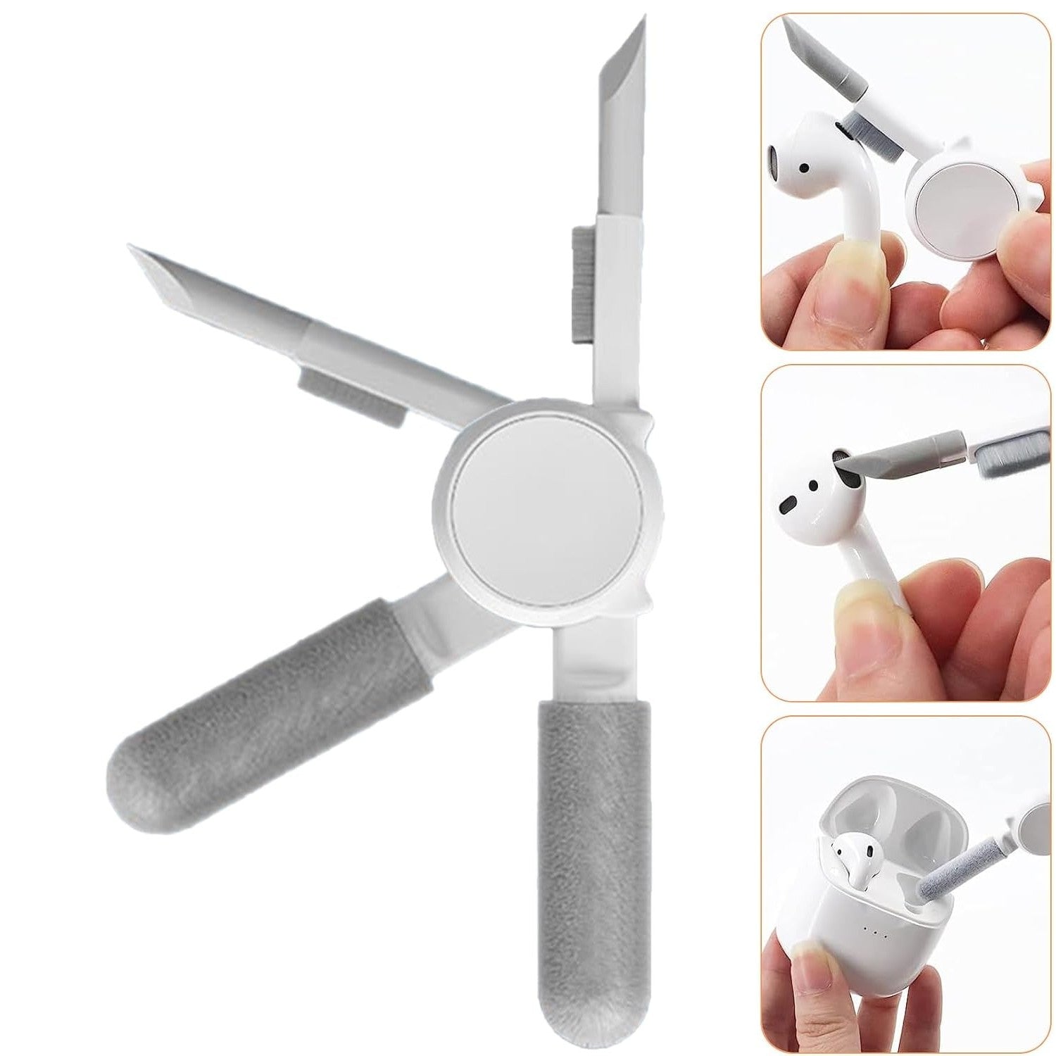 Kit Multifunctional de Curatare Produse Electronice 10in1, Flippy, pentru Laptop, Tastatura, Telefon, Casti, Albastru