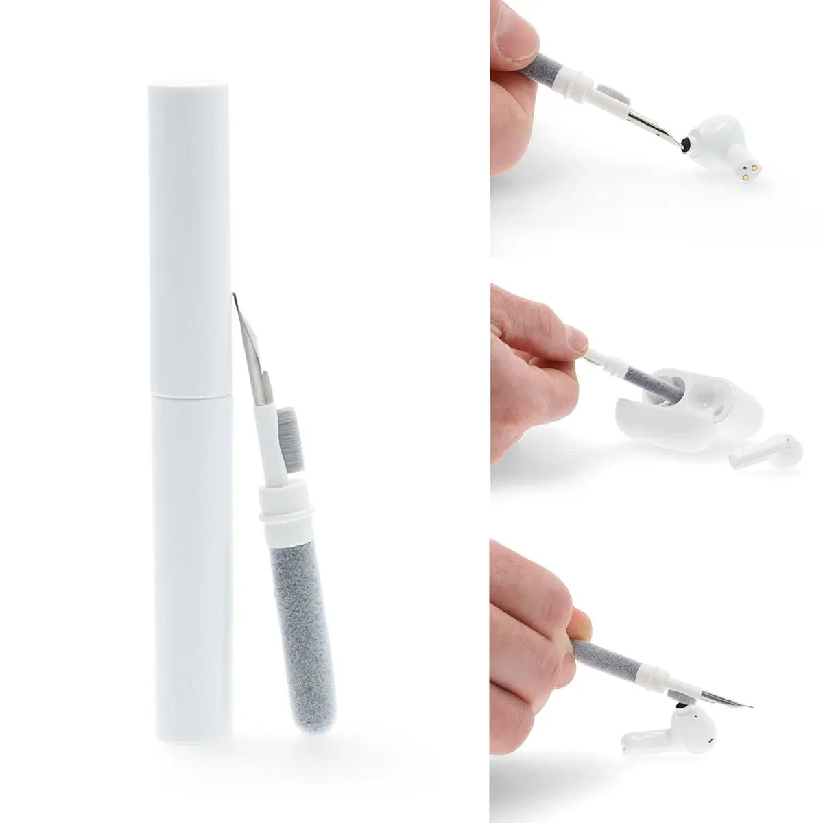 Kit Nedis CLSN205WT de curatare casti in-ear 3 in 1