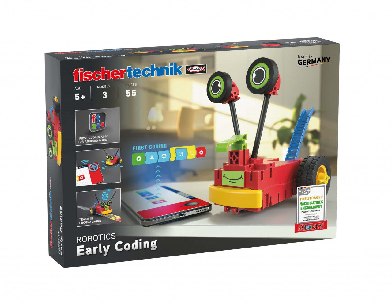 Kit STEM Introducere in programarea robotilor, Fischertechnik