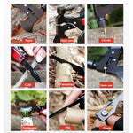 Kit supravietuire multifuncional Flippy, 42 de Instrumente Profesionale, Echipament de prim-ajutor, Drumetie, Camping,