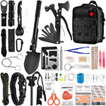 Kit supravietuire multifuncional Flippy, 42 de Instrumente Profesionale, Echipament de prim-ajutor, Drumetie, Camping,