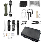 Kit supravietuire multifunctional Flippy, Instrumente profesionale, Agatatoare ghiozdan, pentru Camping, Drumetii,