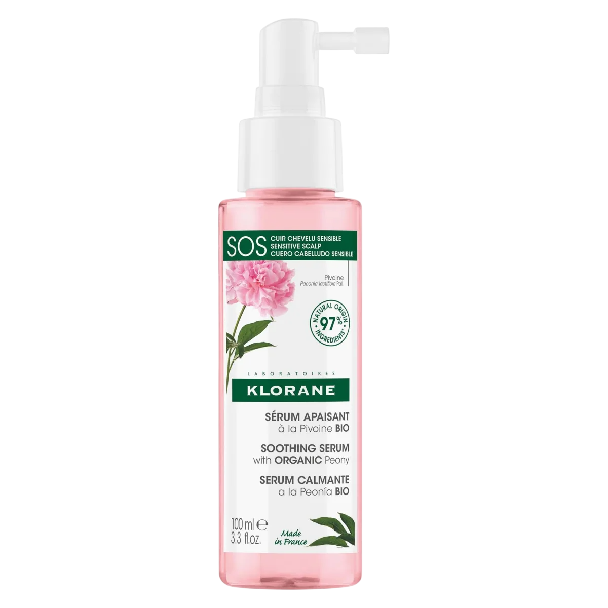 Klorane, Klorane, Peony Extract, Ser pentru scalp, 100 ml