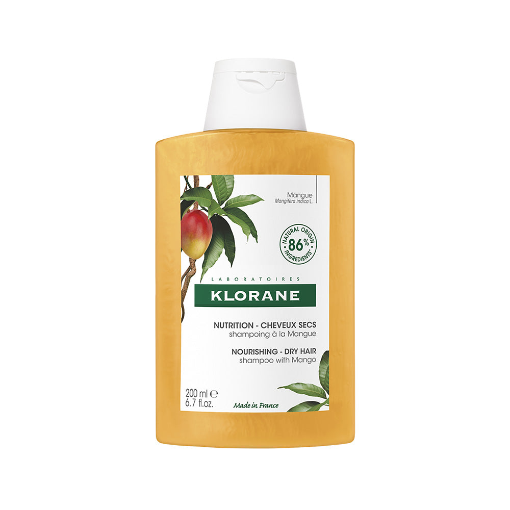 Klorane, Mango Butter Nutrition, Unt de mango, Șampon pentru păr, Hrăni, 200 ml