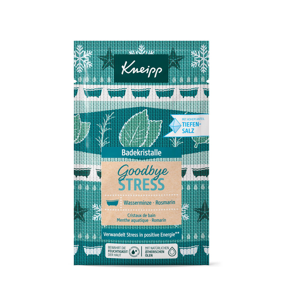 Kneipp, Goodbye Stress, Relaxant, Sare de baie, 60 g