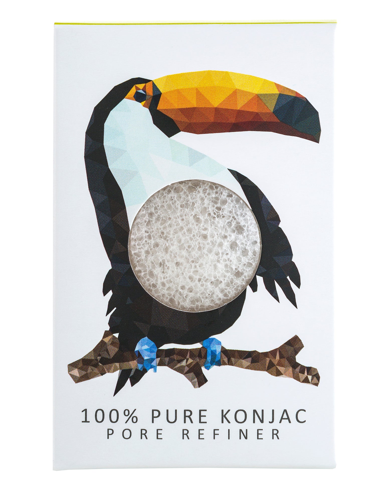 Konjac, Rainforest Toucan, Burete de machiaj - Olmarkt