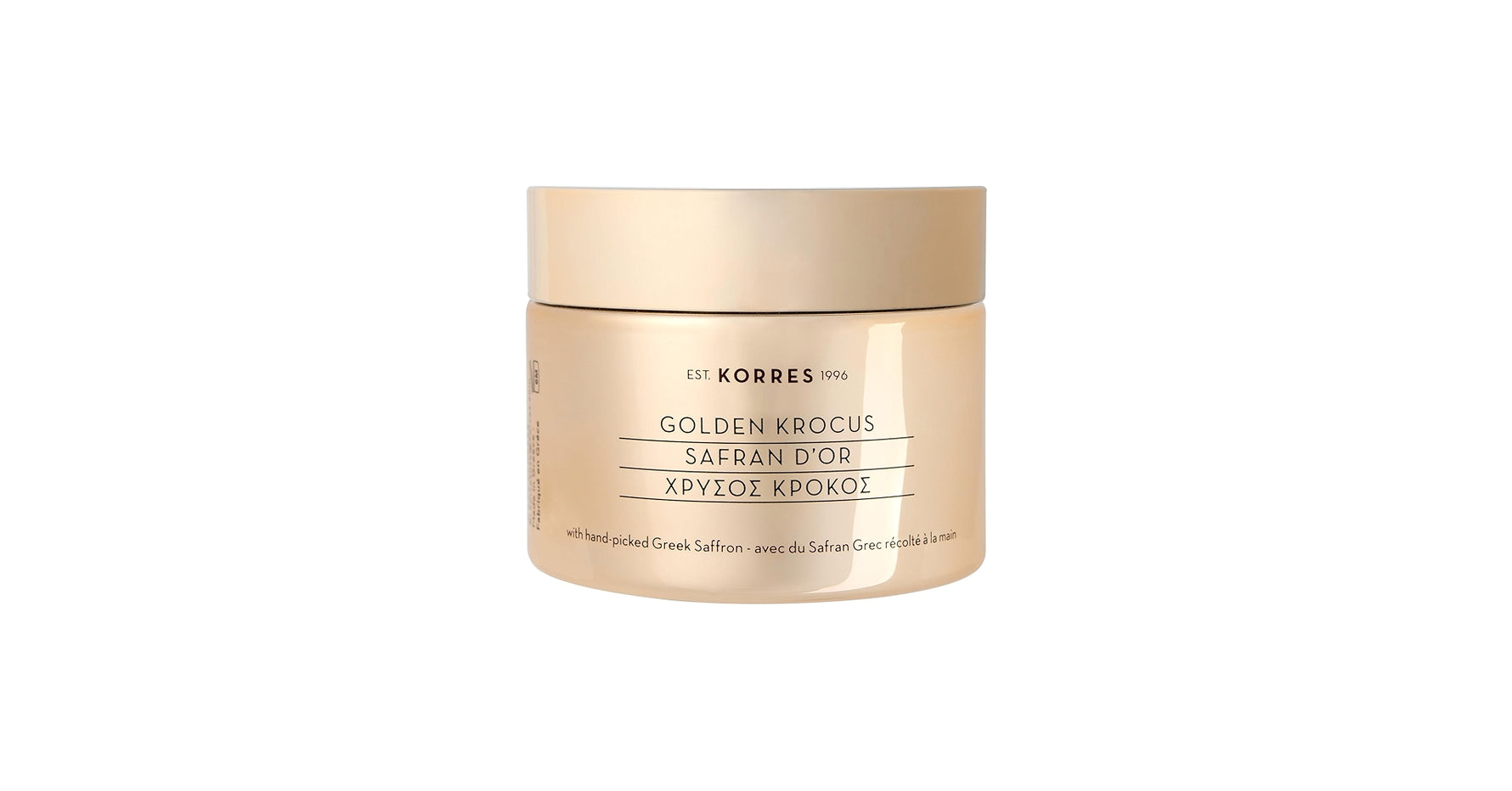 Korres, Golden Krocus, Umplere, Smântână, Pentru față și gât, 50 ml
