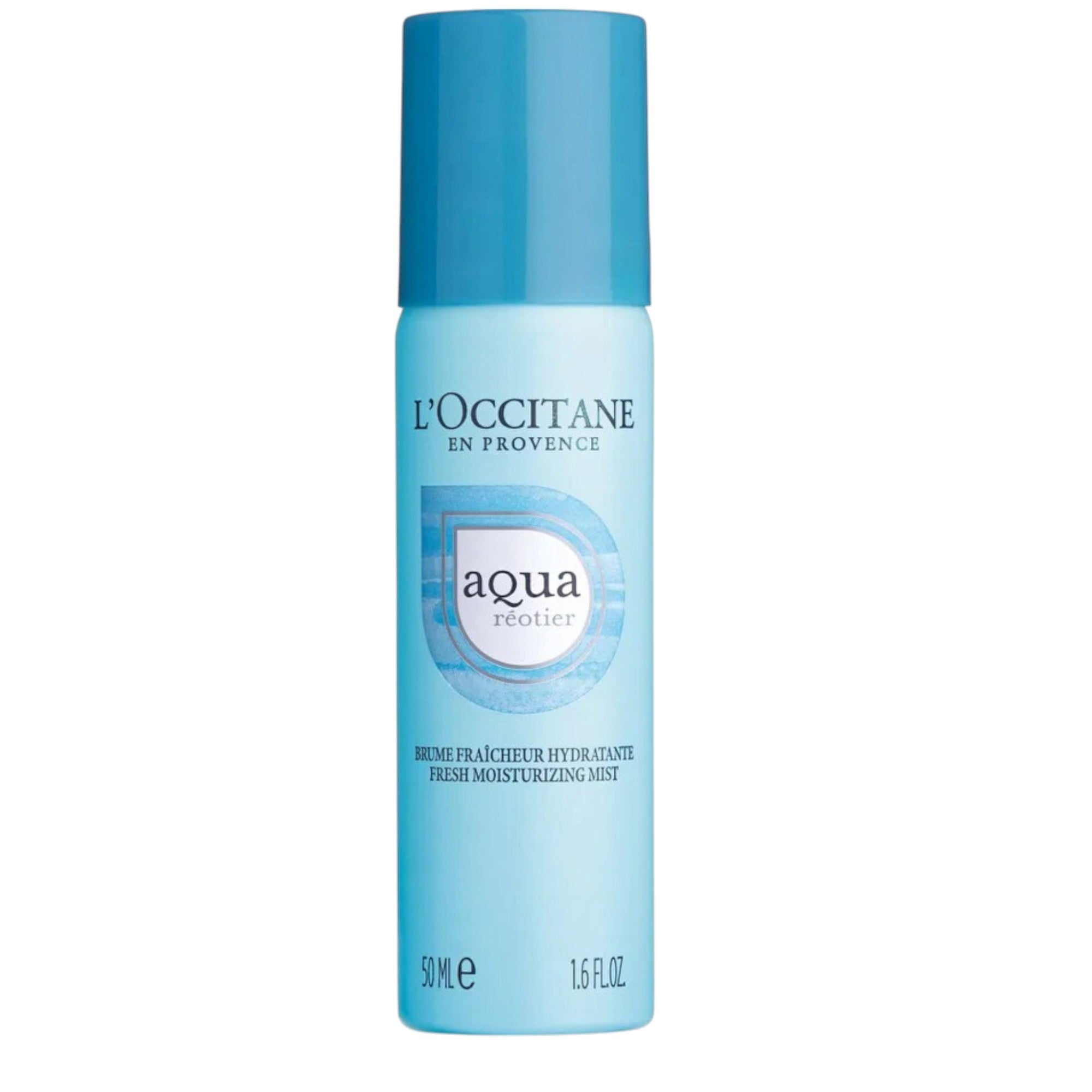 L'Occitane en Provence, Aqua, Hidratare, Oricând, Spray, Pentru față, 50 ml