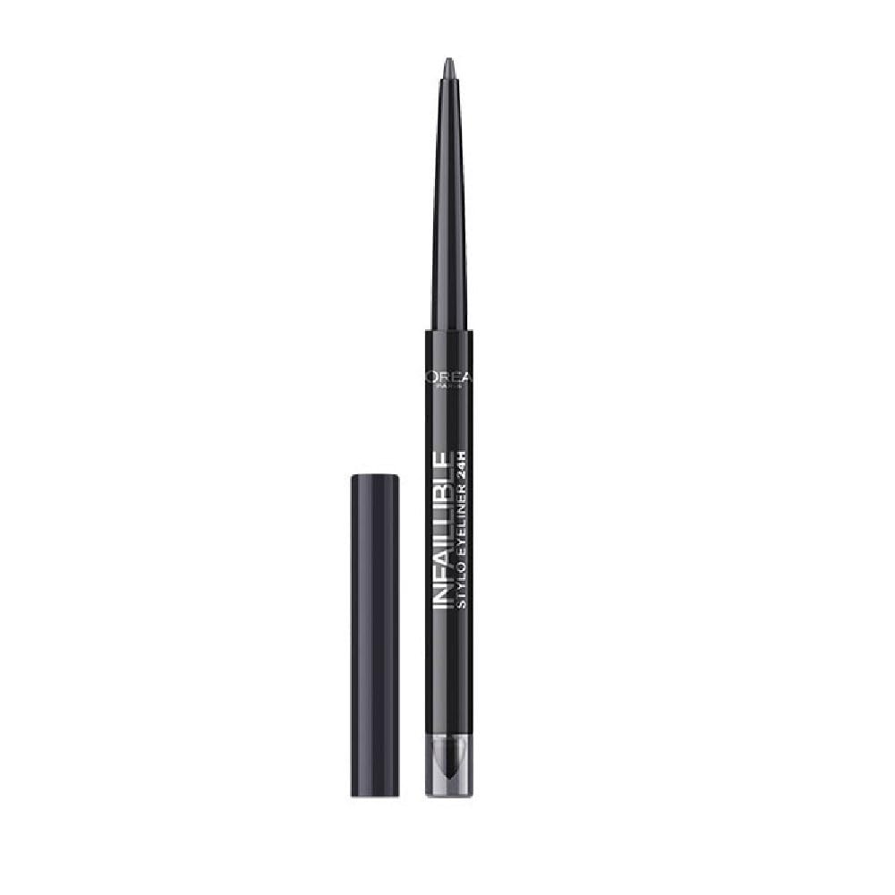 L'Oreal Paris, Infaillible 24H , Rezistent la apă, Contur, Creion eyeliner gel, 301, Noapte Zi Negru, 10 g