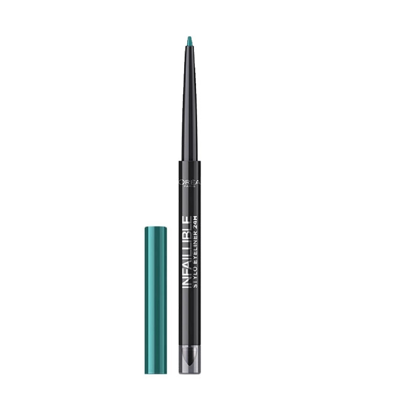 L'Oreal Paris, Infaillible 24H , Rezistent la apă, Contur, Creion eyeliner gel, 313, Kaki Irezistibil, 10 g - Olmarkt