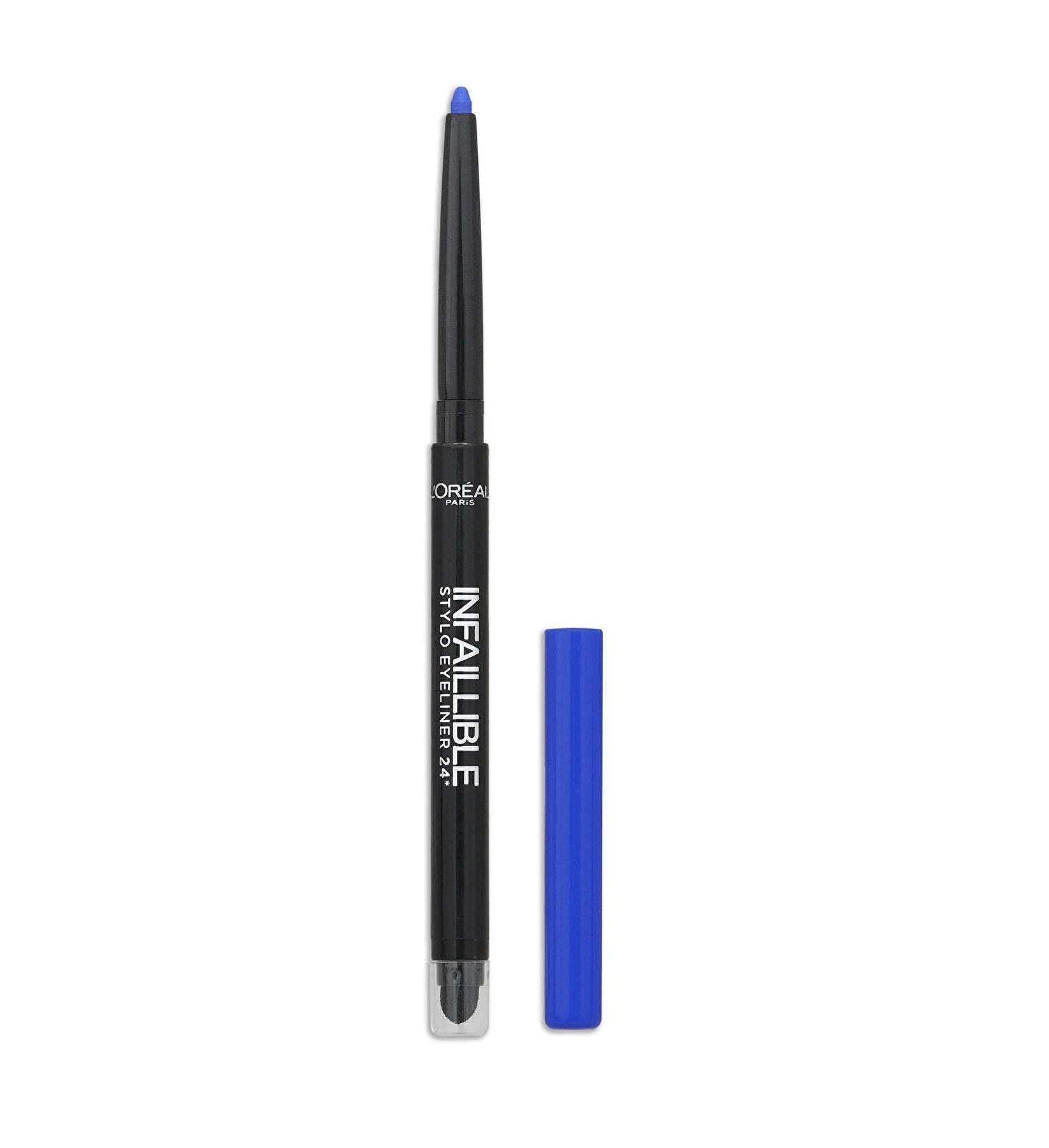 L'Oreal Paris, Infaillible 24H , Rezistent la apă, Contur, Creion eyeliner gel, 314, Albastru rebel, 10 g - Olmarkt