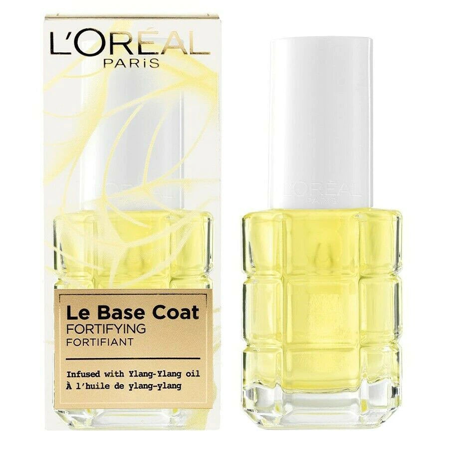 L'Oreal Paris, Le Base Coat, Ulei esențial de Ylang Ylang, Fortificare, Tratament cu ulei pentru unghii, 13.5 ml - Olmarkt