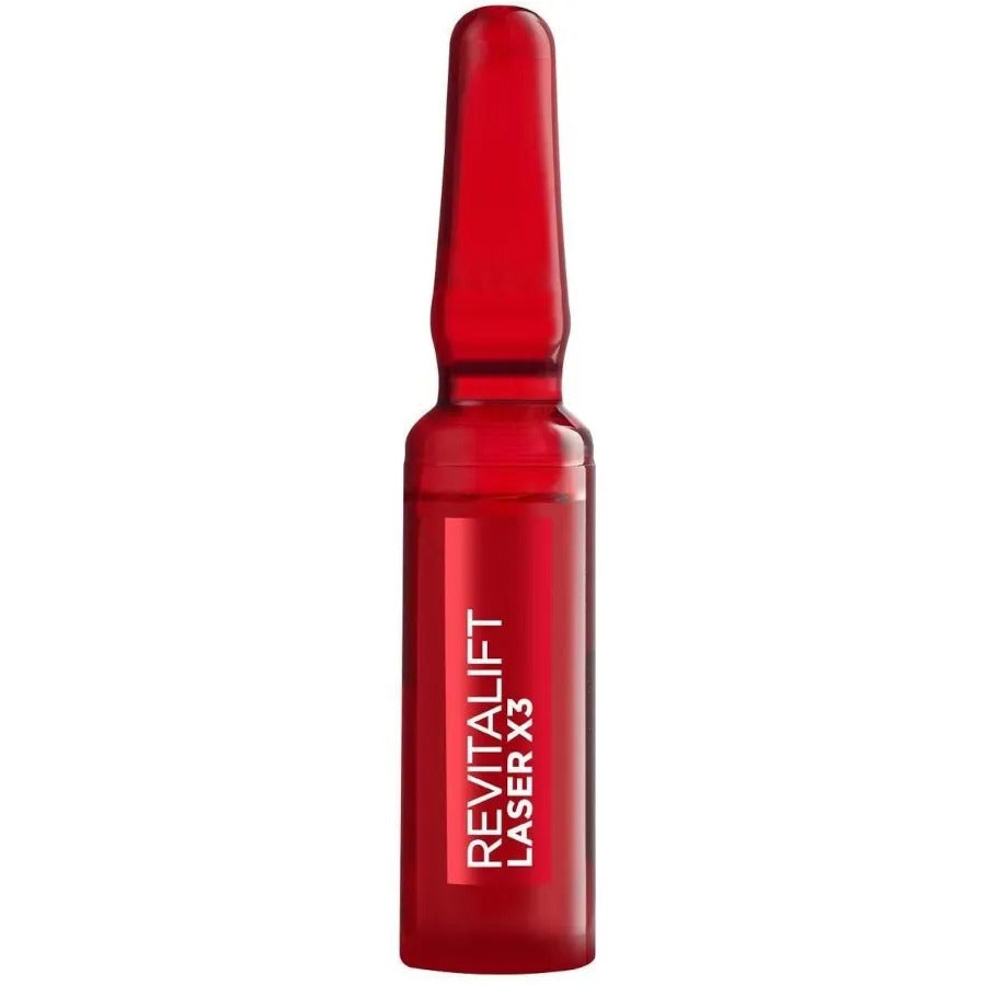 Set, L'Oreal Paris, Revitalift Laser Renew, Acid glicolic, Decojire, Ser tratament în fiole, Pentru față, Pentru femei, 7 buc, 1 ml - Olmarkt