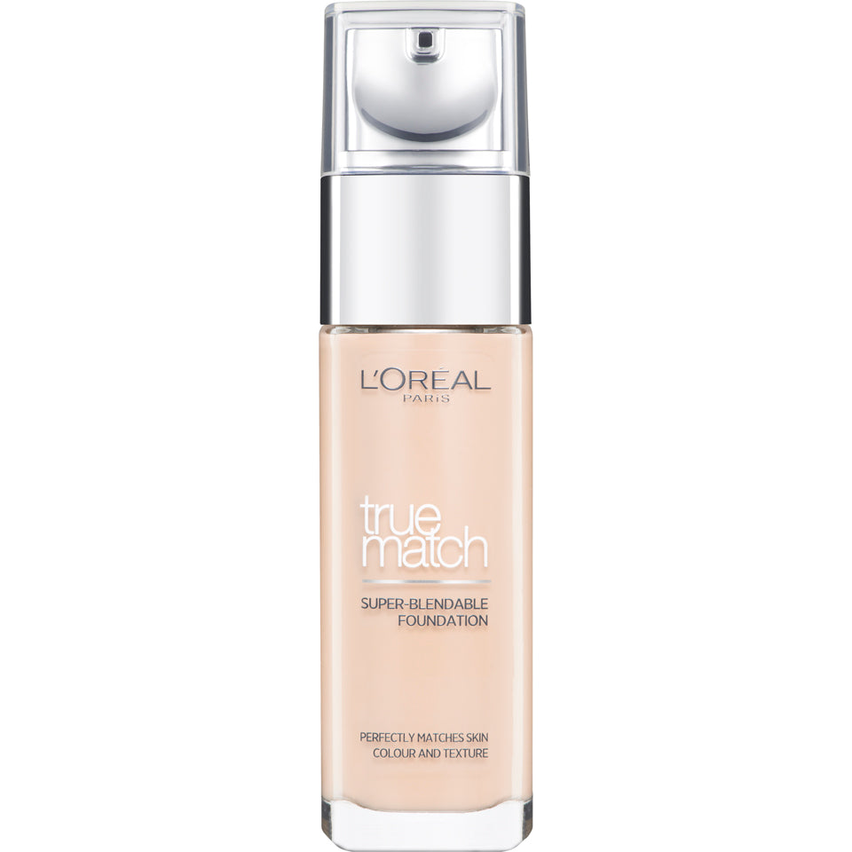L'Oreal Paris, True Match, Finisaj natural, Fond de ten lichid, 2.R/2.C, Trandafir Vanilie, SPF 17, 30 ml