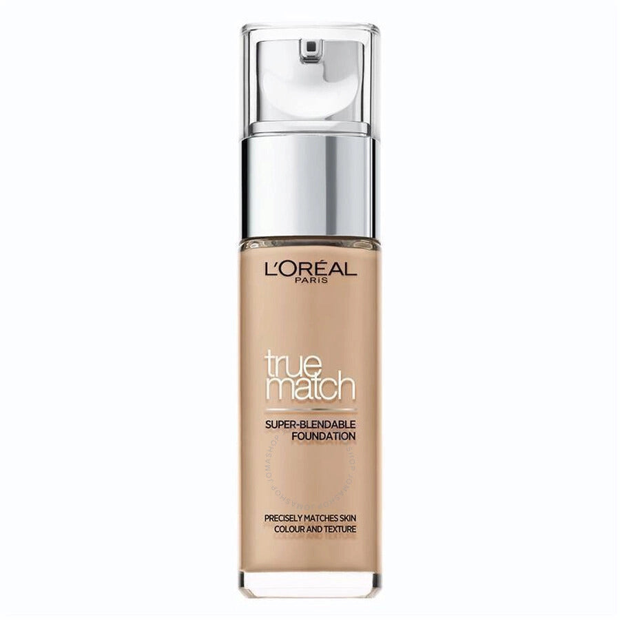 L'Oreal Paris, True Match Super-Blendable, Acoperire medie naturală, Fond de ten lichid, 4N, Bej, SPF 17, 30 ml