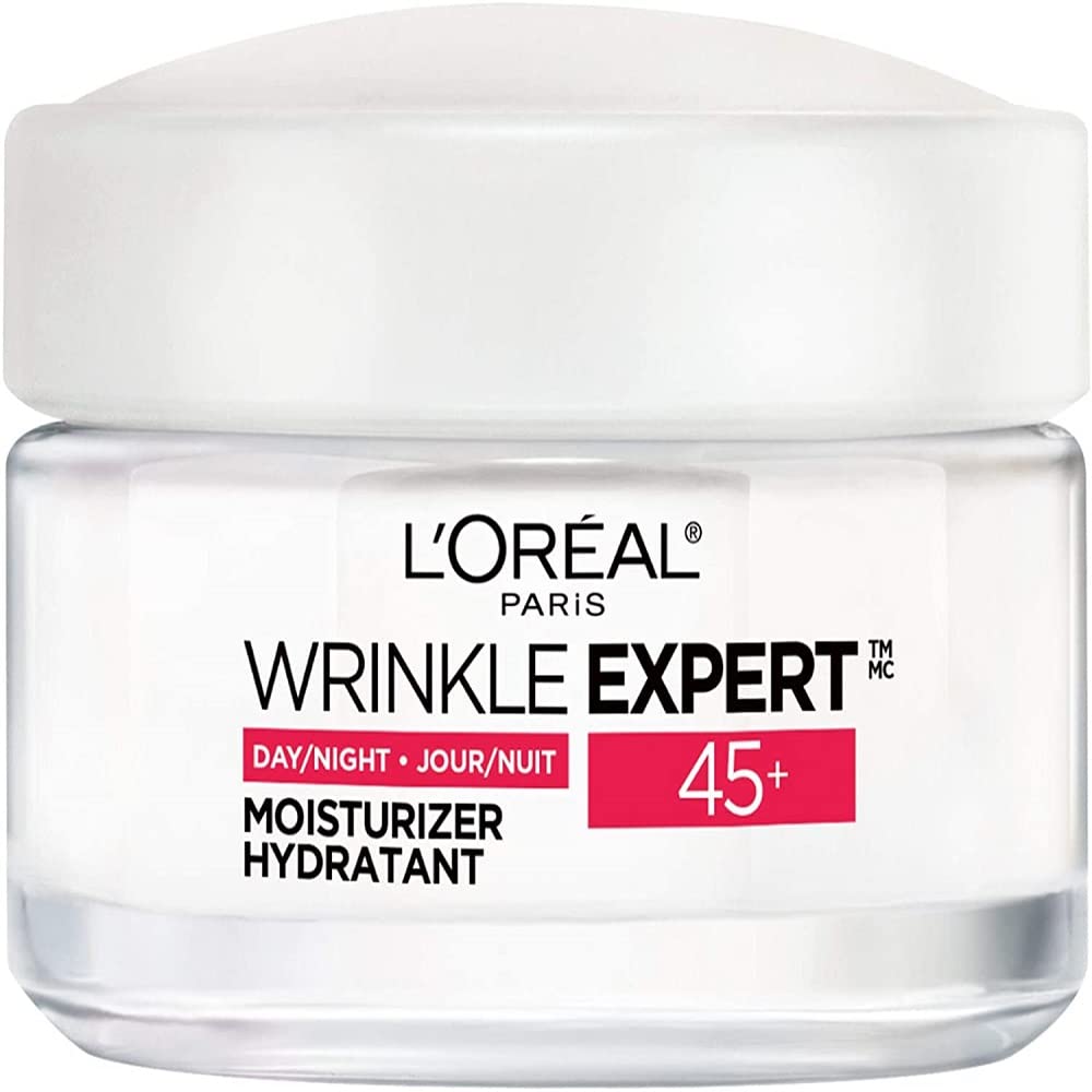 L'Oreal Paris, Wrinkle Expert 45+, Hidratant, Zi & Noapte, Smântână, Pentru față, 50 ml - Olmarkt