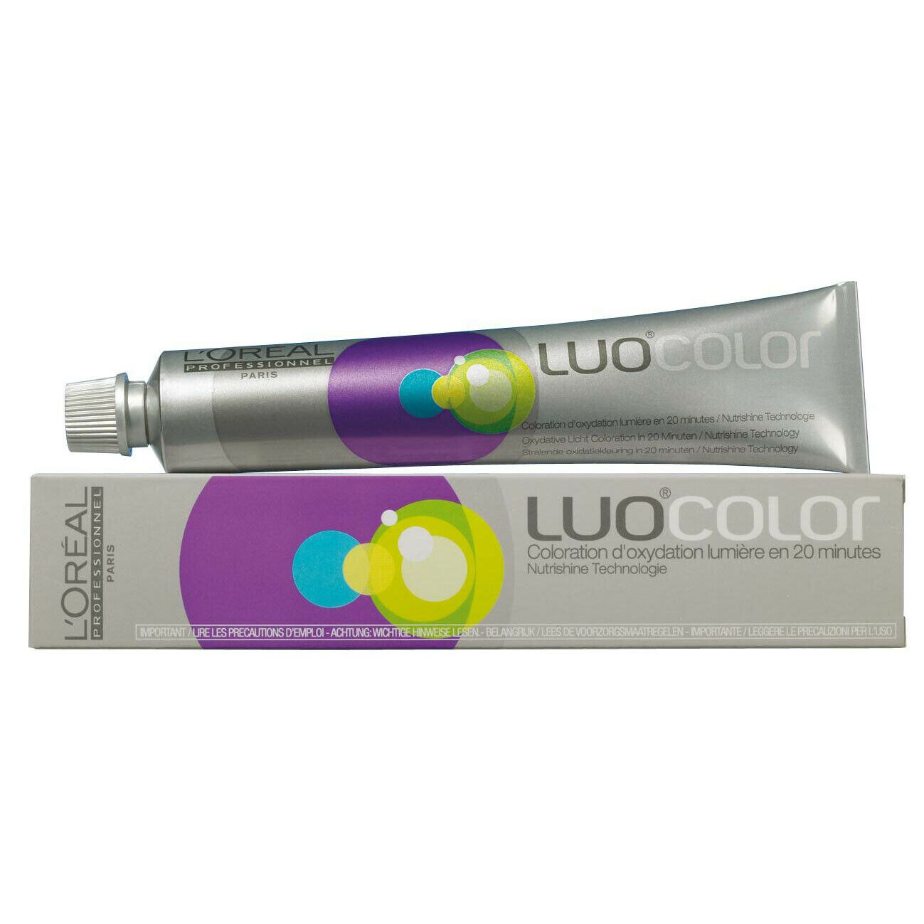L'Oreal Professionnel, LuoColor, Fără amoniac, Vopsea permanentă de păr, 5.52 Light Brown Mahogany Red, 50 ml - Olmarkt