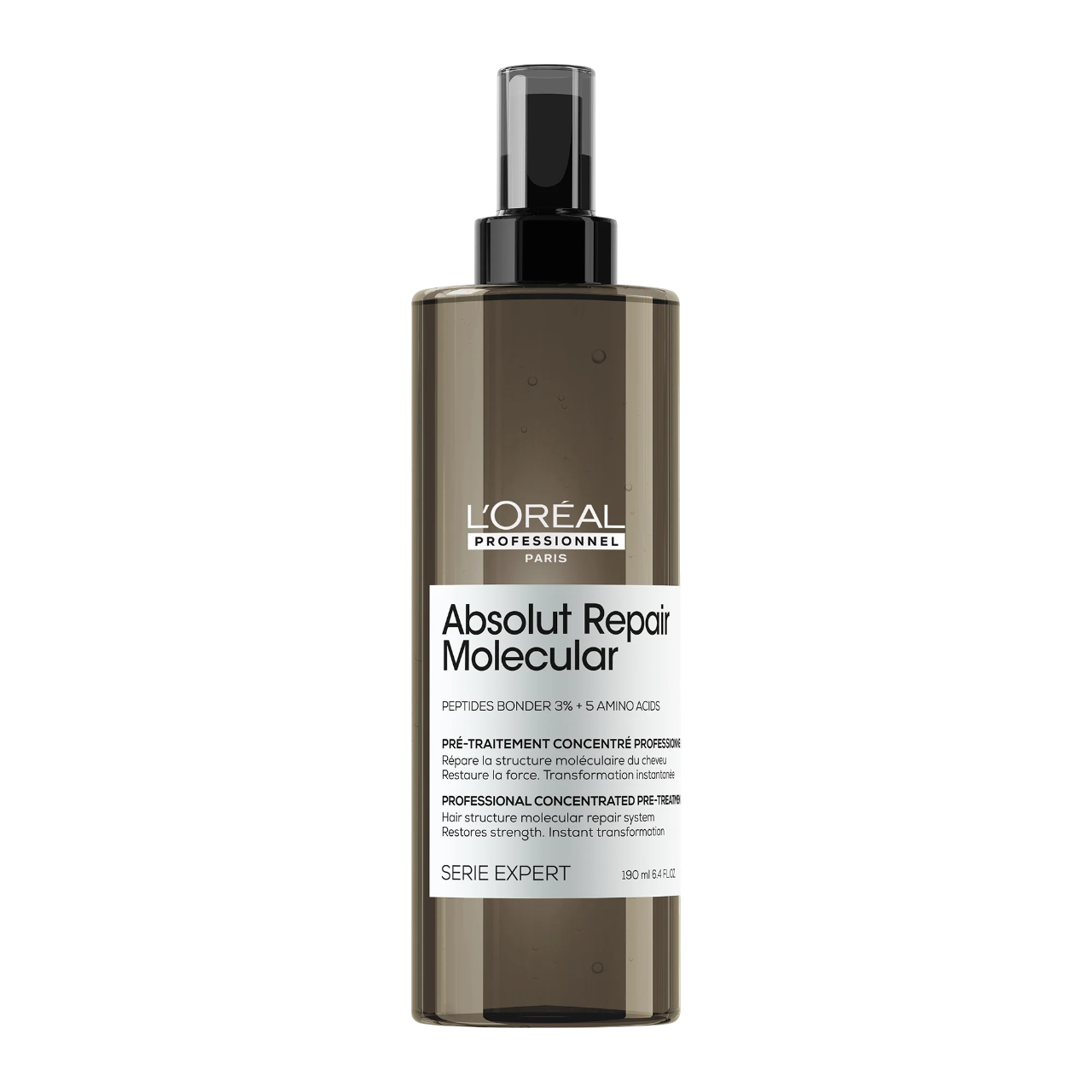 L'Oreal Professionnel, Serie Expert Absolut Repair Molecular, Tratament cu spray pentru păr, Restaurativ, 190 ml