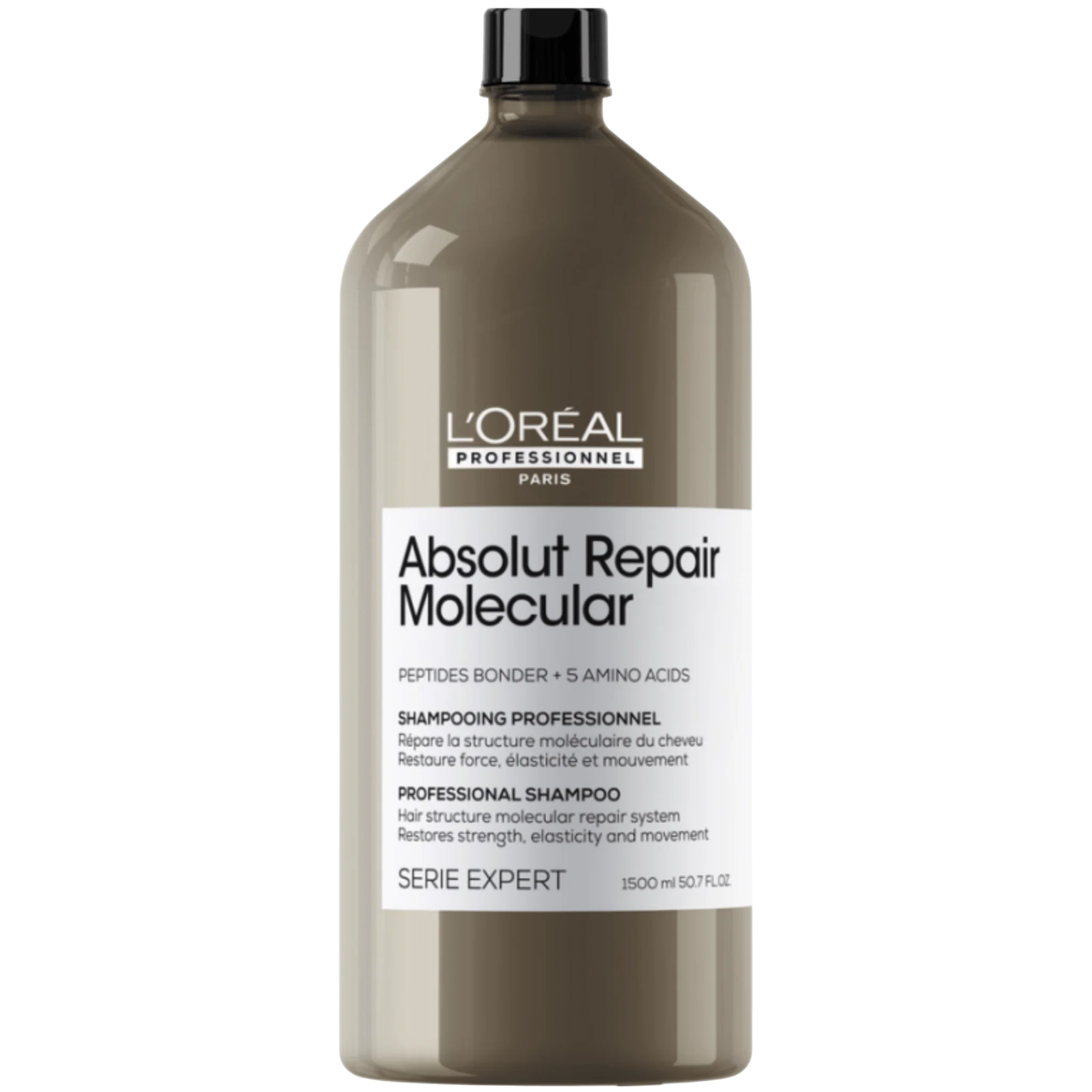 L'Oreal Professionnel, Serie Expert Absolut Repair Molecular, Șampon pentru păr, Reparație, 1500 ml