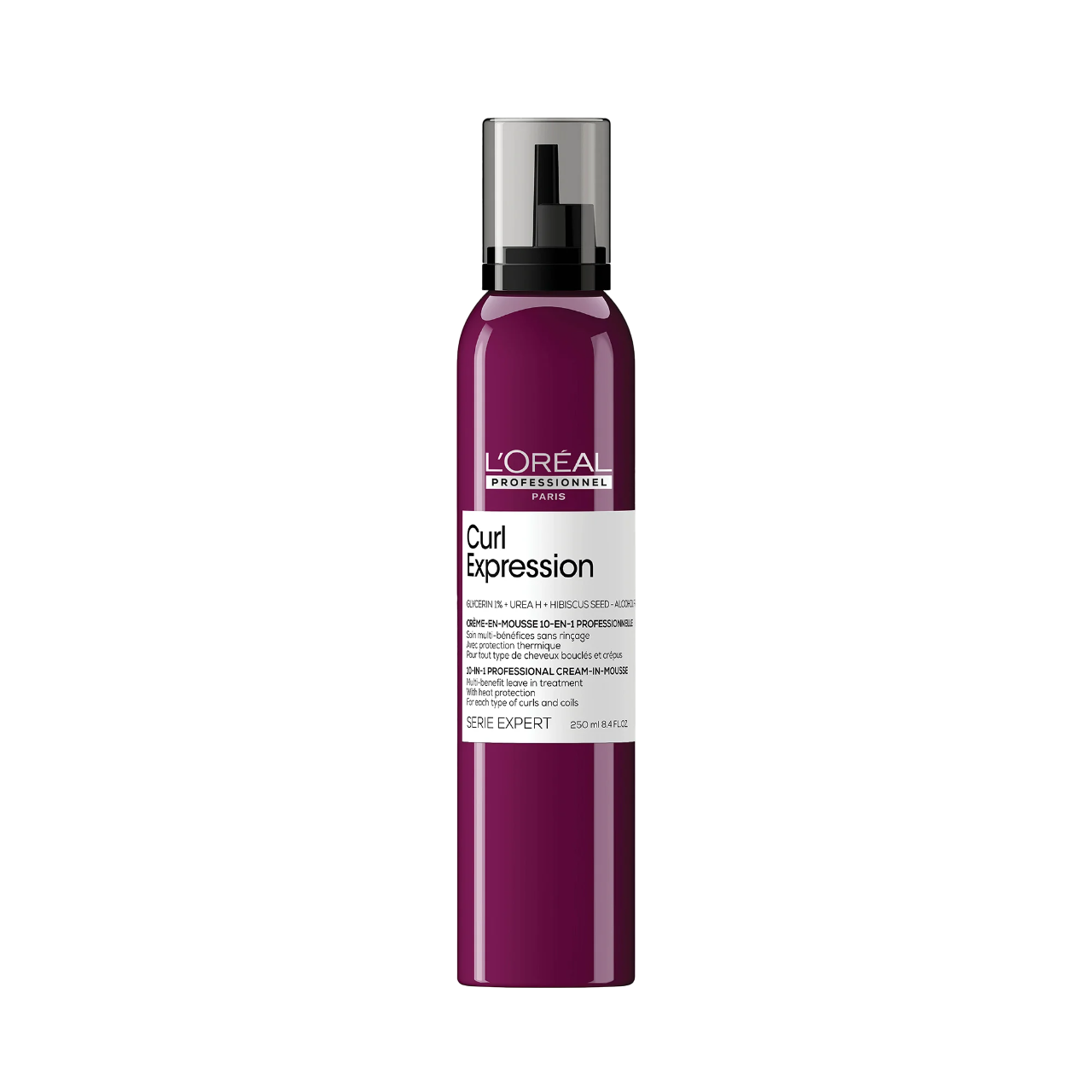 L'Oreal Professionnel, Serie Expert Curl Expression, Spumă de coafat fără clătire, Definirea buclelor, Pentru păr creț, 250 ml