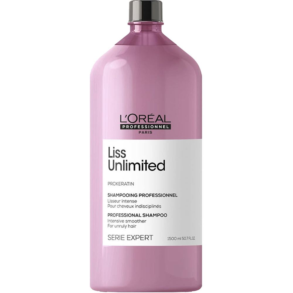 L'Oreal Professionnel, Serie Expert Liss Unlimited, Șampon pentru păr, Pentru netezire, 1500 ml