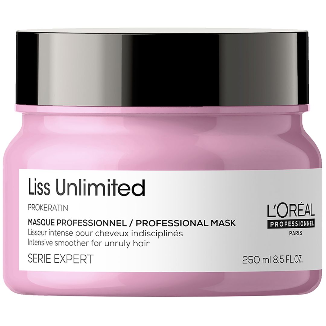 L'Oreal Professionnel, Serie Expert Liss Unlimited, Mască cremă pentru tratamentul părului, Pentru netezire, 250 ml